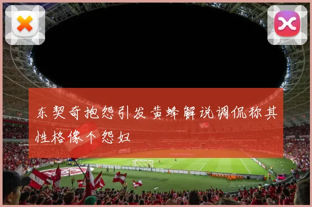 东契奇抱怨引发黄蜂解说调侃称其性格像个怨妇